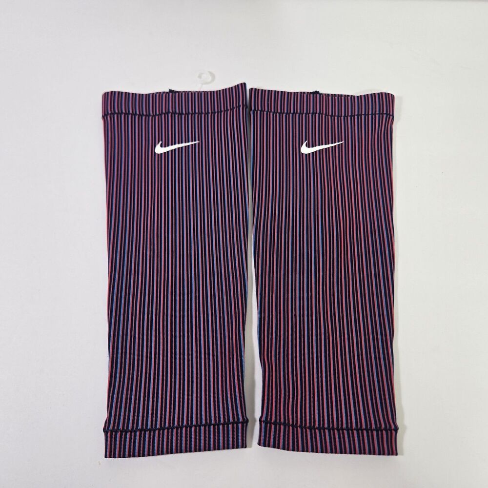Nike Pro Elite USA MADE AO8492 Blue Red Calf Running Sleeve Size Large